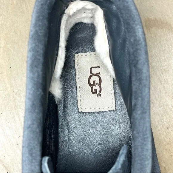 UGG | Black Suede Women's Woodlyn Moc Size 8 - Picture 8 of 16